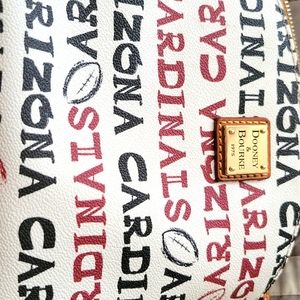 Dooney& Burke AZ Cardinals cross body purse